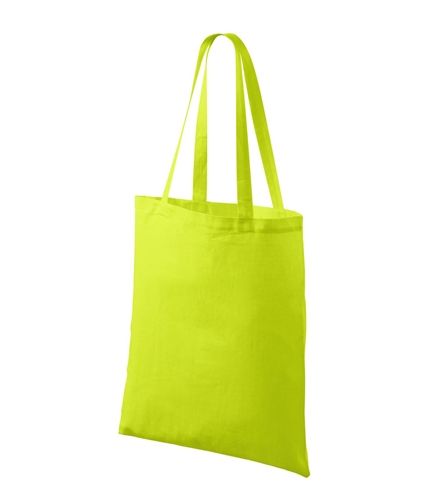 Bavlnená nákupná taška - farba žltozelená