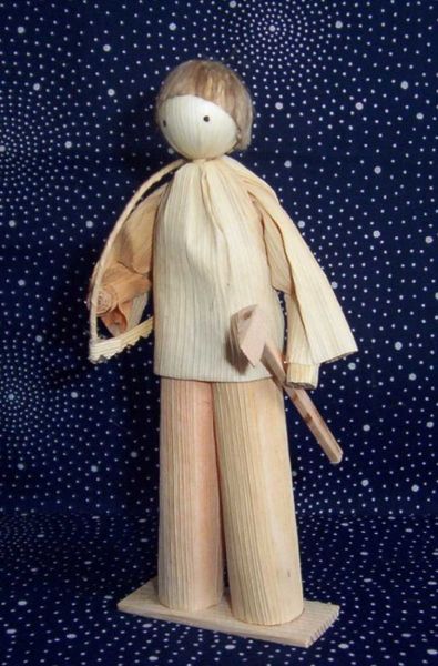 Šúpoľová bábika - drevorubač